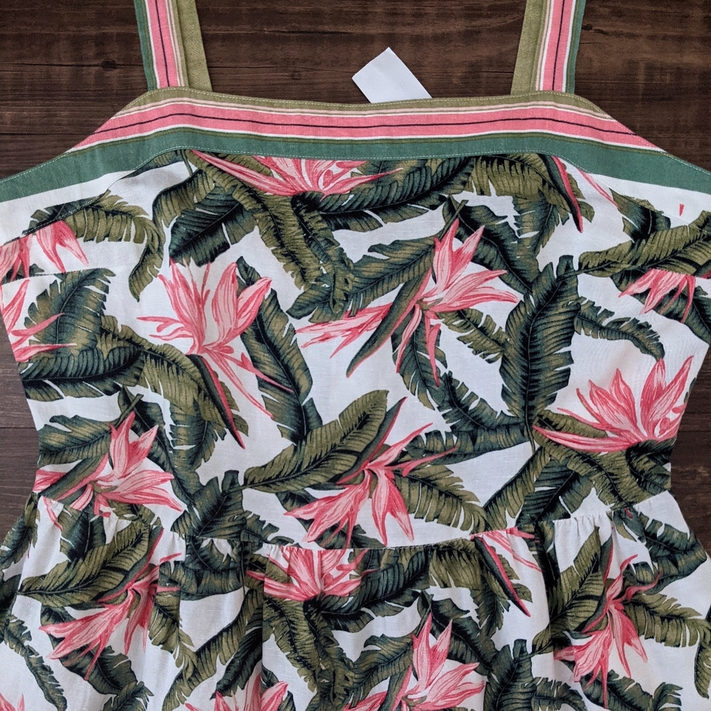 NWT Loft Tropical Maxi Dress - Picture 6 of 8